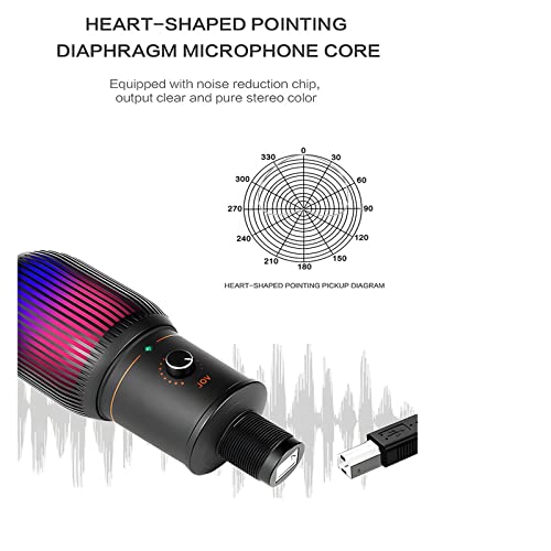 Microphone USB de bureau pour streaming Youtube et sessions de doublage à la maison - 4