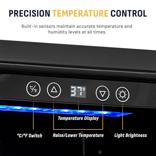 Image of NewAir Beverage Refrigerator with Glass Door | 177 Can Mini Fridge for Bedroom, Dorm, Office, or Gaming Setup | Soda, Beer, and Wine Cooler | Stainless Steel