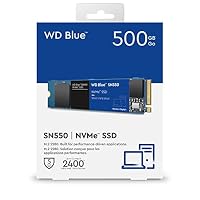 WD Western Digital Blue SN550 NVMe M.2 500 GB PCI Express 3.0 3D NAND - Western Digital Blue SN550 NVMe, 500 GB, M.2, 2400 MB/s, 8 Gbit/s – Ansicht 4