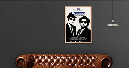 Poster The Blues Brothers - Affiche De Cinéma 300g Satiné - Décoration Murale Art - Fabriqué En France (sans Cadre)