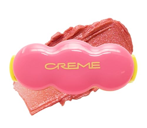 The Crème Shop Shimmer Pop Clip-On Lip Gloss | Korean Makeup, Cute Clip Accessory, Hydrating, Non-Sticky, Shea Butter, Hyaluronic Acid, Vitamine E- Nude Orbit