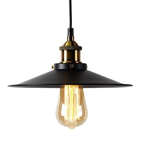 Buyee Black Buyee® Vintage Chandelier Ceiling Room Dinner Hall Club Pub Restaurant Modern Vintage Light Metal Shade Ceiling Pendant Lamp Fixture