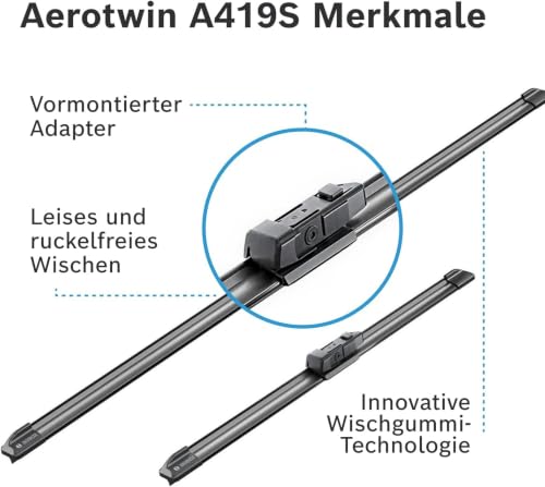 Bosch Aerotwin eA 419 S Tergicristalli Anteriori 600 mm / 450 mm - 6