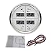 ELING 85mm Digital 4in1 Multi-Functional Gauge Fuel Level Oil Pressure 40-120℃ Water Temperature Gauge Voltmeter 12V 24V with 8 Colors Backlights for Car Auto Boat RV