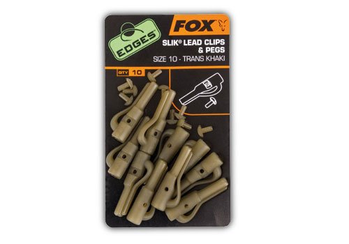 Fox Edges Safety Lead Clips & Pegs – Size 7