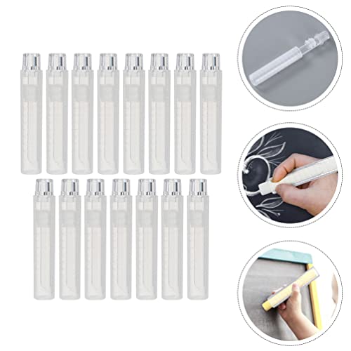 Ipetboom 15Pcs Plastic Chalk Covers Transparent Chalk Clip Holders Storage Holders Chalk Holders For Teachers Chalkboard Chalk For Teachers Or Kids #TOP3
