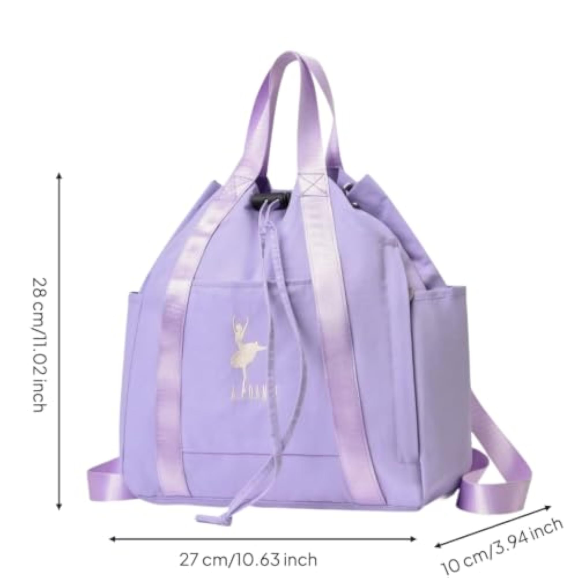 Soft-Structured Lightweight Drawstring Backpack with Handles