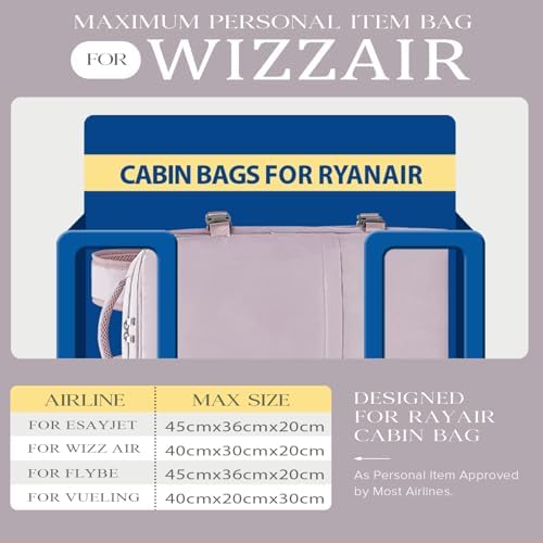 Hayayu Cabinetas Voor Ryanair, 40 x 20 x 25 cm, Handbagage, Rugzak, Reistas Voor Ryanair, Cabine, Reizen, Casual Dagrugzak, Donkerblauw, 45x36x20 Hayayu Cabinetas Voor Ryanair, 40 x 20 x 25 cm, Handbagage, Rugzak, Reistas Voor Ryanair, Cabine, Reizen, Casual Dagrugzak, Donkerblauw, 45x36x20