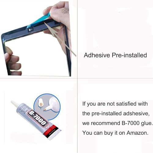 White Touch Screen Digitizer Repair Kit for iPad 9.7\" 2018 iPad 6 6th Gen A1893 A1954 Front Glass Replacement (Without Home Button,not Include LCD) +Pre-Installed Adhesive + Tools