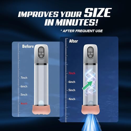 Image of Penis Vacuum Pump Electric Penis Enlarge Maximizer PRO Extend Pump Rechargeable Penis Stimulator with 5 Suction Intensities OH-OT-284