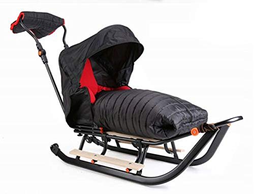 Premium Line Plus Trineo Infantil de Invierno para Nieve, Trineo Bebé, Saco de Pies, Trineo Infantil 3 en 1 con Ruedas y Saco