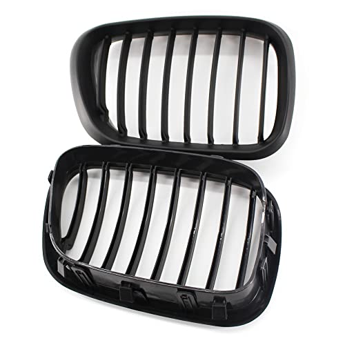 Calandre auto avant noir mat BMW X5 E53 pour look personnalisé