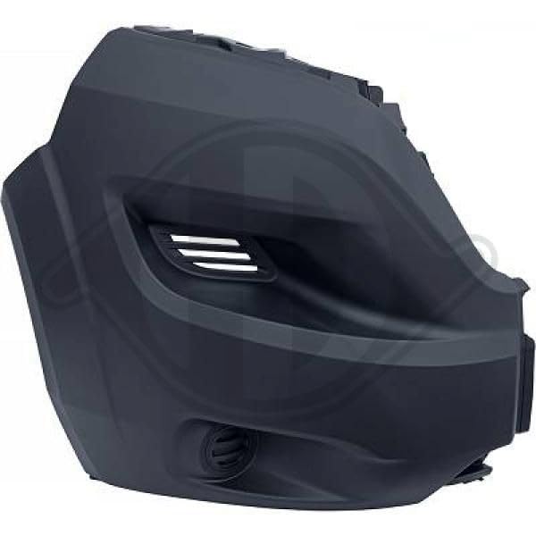 Pare-choc avant droit noir DIEDERICHS 3484552 pour Fiat Ducato III