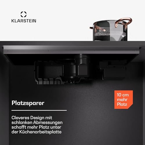 Klarstein AirJet FlexPro Induktionskochfeld Mit Dunstabzug - A++ Energieeffizienz, 750 m³/h Luftstrom, 14 kW Leistung, 4 Flexzonen, Leise 58 dB, Touch-Steuerung, Schwarz