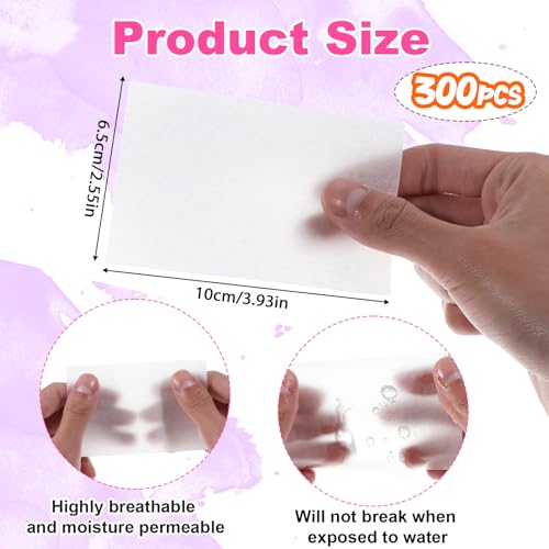 300 Stück Haare Perm Papier, Einweg-Dauerwellenpapier Für Den Salon , Spitzenpapier Dauerwelle Hochtemperaturbeständiges Haarwickelpapier Hair Curling Paper Dauerwelle Papier Für Home Barber Shop