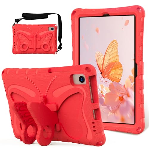 Funda Samsung Tab A11 Plus ideal para viajes en coche con soporte de mariposa