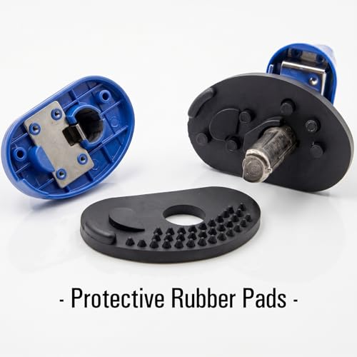 Image of RioRand 3-Digit Combination Trigger Lock Resettable Gun Safety Lock with Rubber Pads Compatible with Pistols Handguns Rifles Shotguns