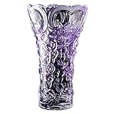 Design élégant : Conçu avec une ouverture en forme de cœur et une texture unique, le joli vase en verre fleur de prunier est un ajout simple mais élégant à différents styles de décorations d'intérieur.