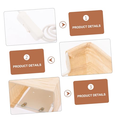 Aplique de pared de papel marrón E14 nórdico para iluminación de dormitorio 4