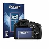Savvies 3 Stück Panzer Schutz Glas für Panasonic Lumix DC-FZ82 / FZ82D 9H Schutzfolie, Glas-Folie, Klar, Anti-Fingerabdruck, Bildschirmschutz
