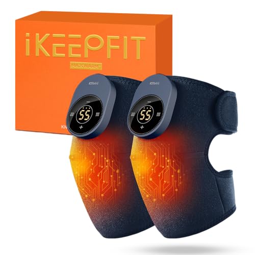 IKEEPFIT Cordless Knee Massager with Heat