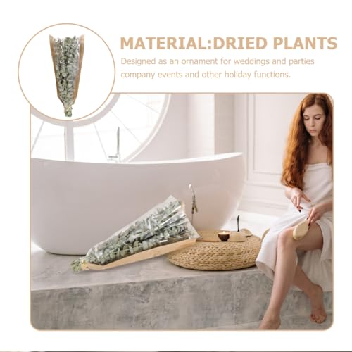 Bouquet de hojas secas de eucalipto y lavanda para baño miniatura 3