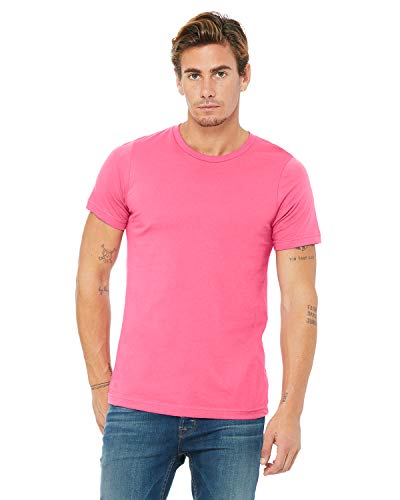 Image of Bella Canvas 3001C Unisex Jersey Short-Sleeve T-Shirt Charity Pink S