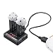 FeiFan 2-in-1 USB Battery Charger for Hubsan X4 Cam Plus H107C+, H107D+ Plus FPV Drone Syma X5C Quadcopter External Charging Spare Parts (without Battery)