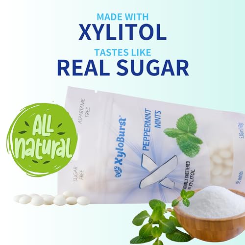 Xyloburst Xylitol Mints | Sugar Free Breath Mints For Oral Health | Gluten Free, Vegan thumb #5
