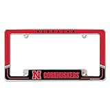 Rico Industries Uni – Erwachsene AFC Chrom-Rahmen, Nebraska Cornhuskers, 12 x 6