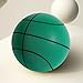lamphle Non-Inflatable Basketball Sound-Absorbing 1 Set Silent Quick Rebound Low Noise Adults Kids Training Ball with Basket for Indoor Green 7