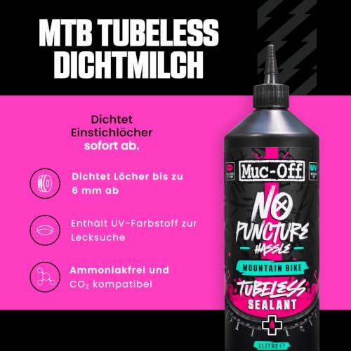 Muc-Off 822 Reifenpanne, Ärger 1L, Pink, 1 Liter – Ansicht 2