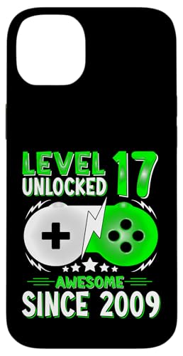 Level 17 Unlocked Birthday 17 Years Old Gifts 17th Birthday �X�}�z�P�[�X iPhone 14 Plus �p