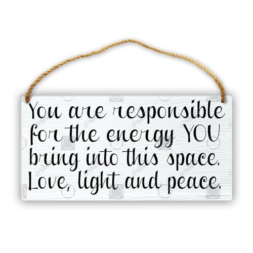 Wooden Hanging Sign 12"x6" - You are Responsible for The