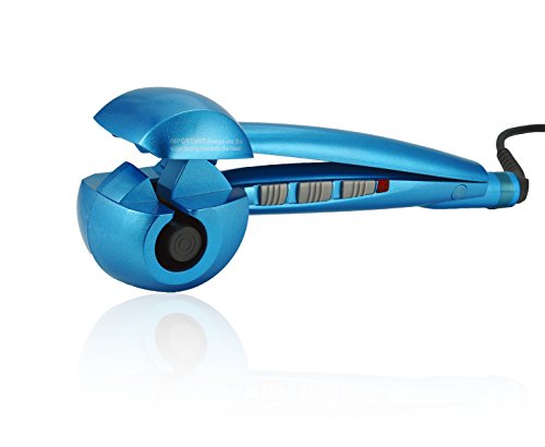 BabyMax Professional Tourmaline Ceramic Automactic Electric Hair Curling Iron Machine Blue