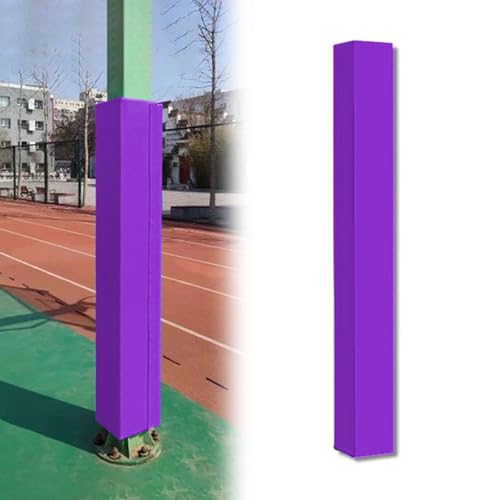 Protection en mousse pour poteaux de gym et basket carrés, 4 côtés, sous-sol et extérieur