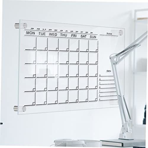 Tofficu 3 Sets Weekly Planner Board Magnetic Note Pad Home Sign Chalk Board Markers Memo Board With Maker Fridge Grocery List Fridge Weekly Calendar Exquisite Acrylic Whiteboards Wedding #TOP2