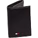 Tommy Hilfiger Mens Stockton Leather Trifold Wallet (Brown)