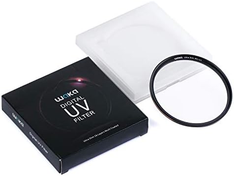 MC 77mm UV Filter - Ultra Slim 16 Layers Multi Coated Ultraviolet Protection Lens Filter for Canon Nikon Sony DSLR Lens