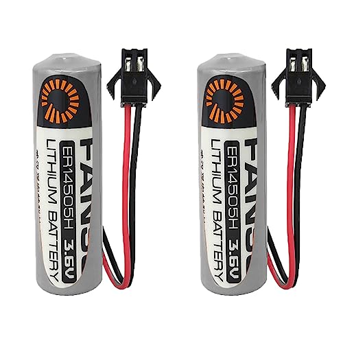 QULONG (2����) ER14505H 3.6V 2700mAh ��[�d�����`�E���d�r�iER14505 LS14500�d�r�p�A���F�v���O�t���j