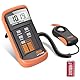 Dr.meter LX1330B Digital Luxmeter, 0-200.000 Messbereich Luxmeter mit 360° Drehbarem Sensor Beleuchtungsintensität Helligkeitsmessung für Innen und Außen, Lichtmessgeräte für Pflanzen