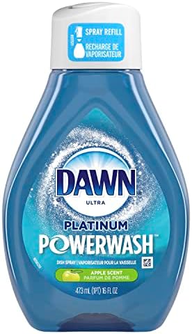 Dawn Platinum Powerwash Dish Spray Refill, Dish Soap, Apple Scent...