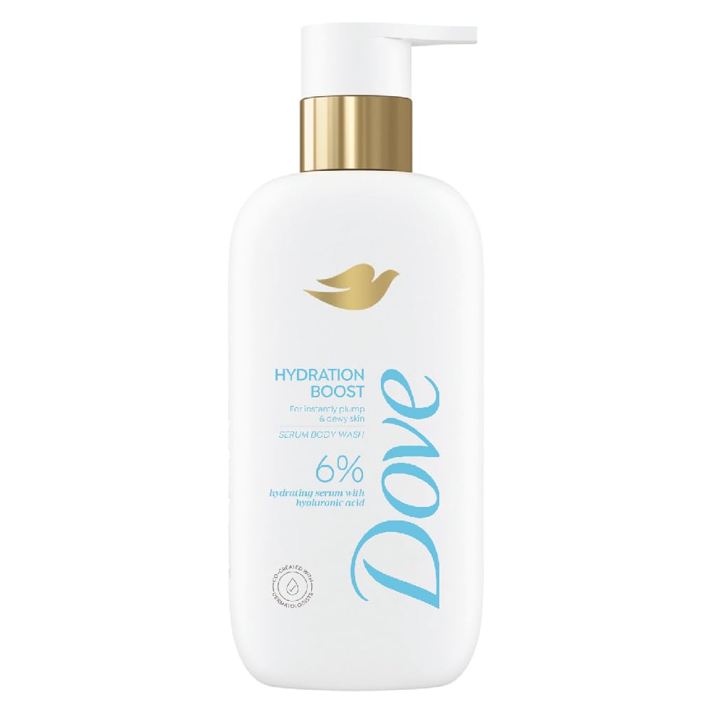 Dove Hydration Boost Serum Body Wash | 6% Hydrating Serum with Hyaluronic Acid | For instantly plump & dewy skin | Paraben & SLS free | 300 ml-image-10