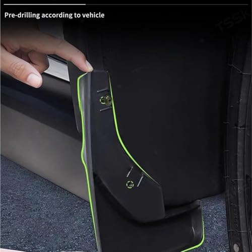 Guardabarros para Tesla Model X delanteros y traseros de ajuste perfecto 3