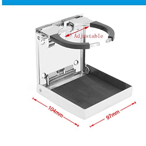 Verstelbare 304 Stainless Steel Folding Cup bekerhouders Marine/boot/caravan/auto Boot Marinier Hardware Accessoires - Image 3