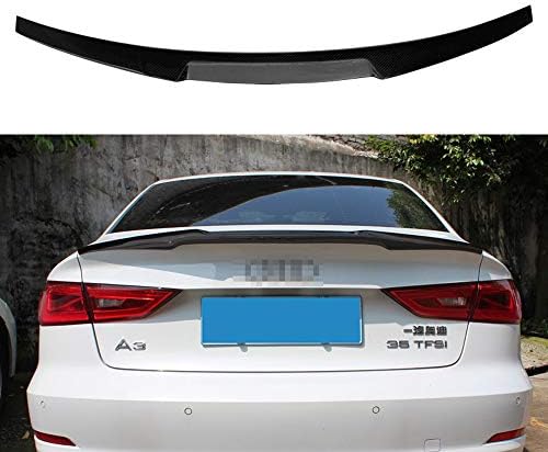 For Audi A3 S3 V M4 style carbon fiber rear spoiler 2013-2018