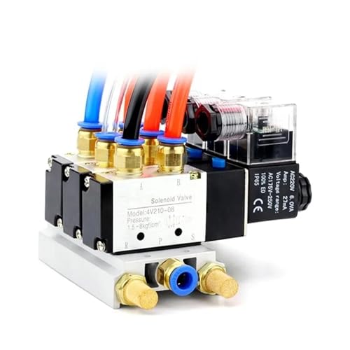 Électrovanne d'air bistable 4V210-08 à commutation rapide 5 voies