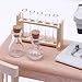 ERINGOGO 2 Sets Dollhouse Science Tube Rack Mini Glass Test Tube Set 1/12 Miniature Test Tube Kit Micro Landscape Experiment for Dollhouse Science Lab Decorations
