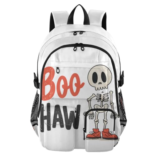 Mochilas de viaje para laptop Boo Haw de esqueleto para la escuela y universidad