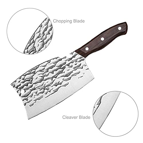 image for Knife Master Meat Cleaver Knife Butcher Knife Bone Cutter Heavy Duty M